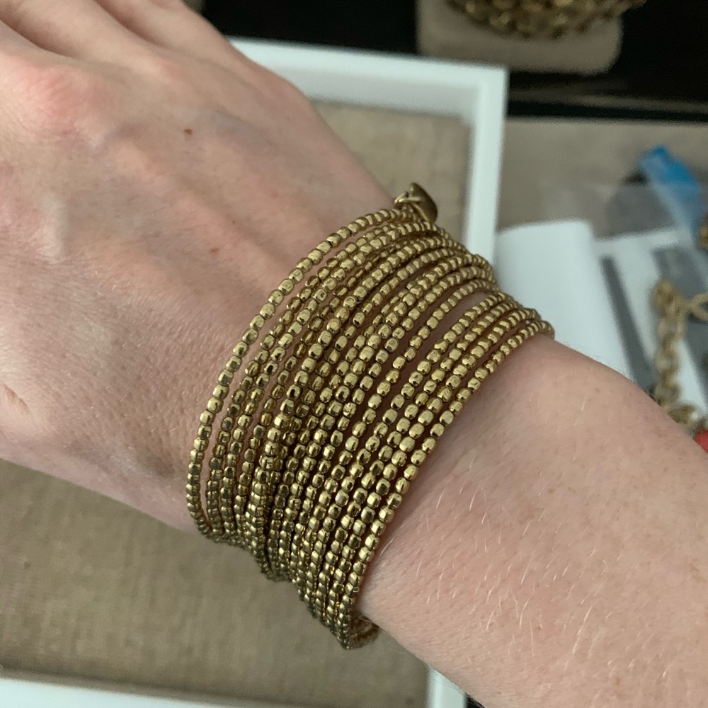 Stella & Dot Gold Wrap Bracelet